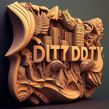 3D model Drift City game (STL)